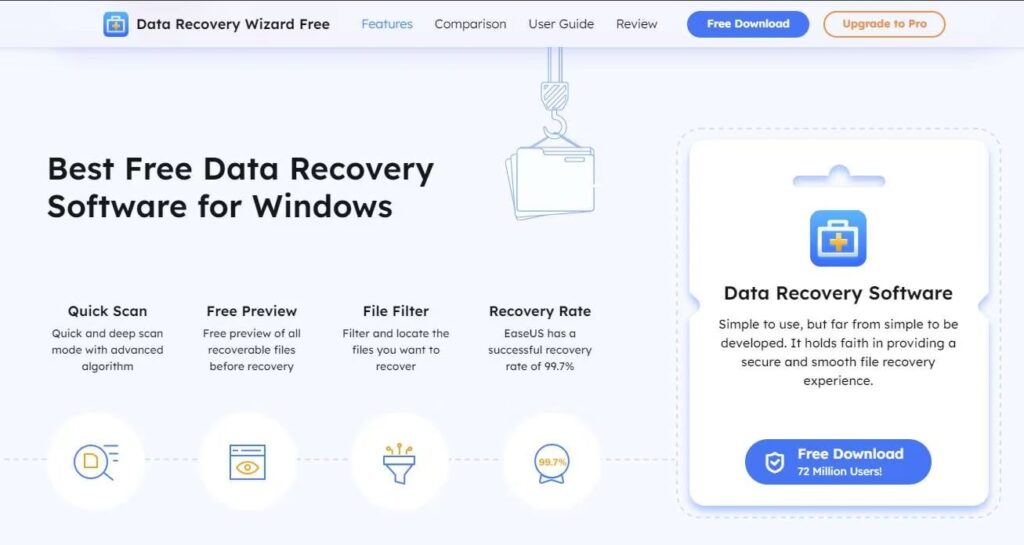 EaseUS vs Stellar Data Recovery software