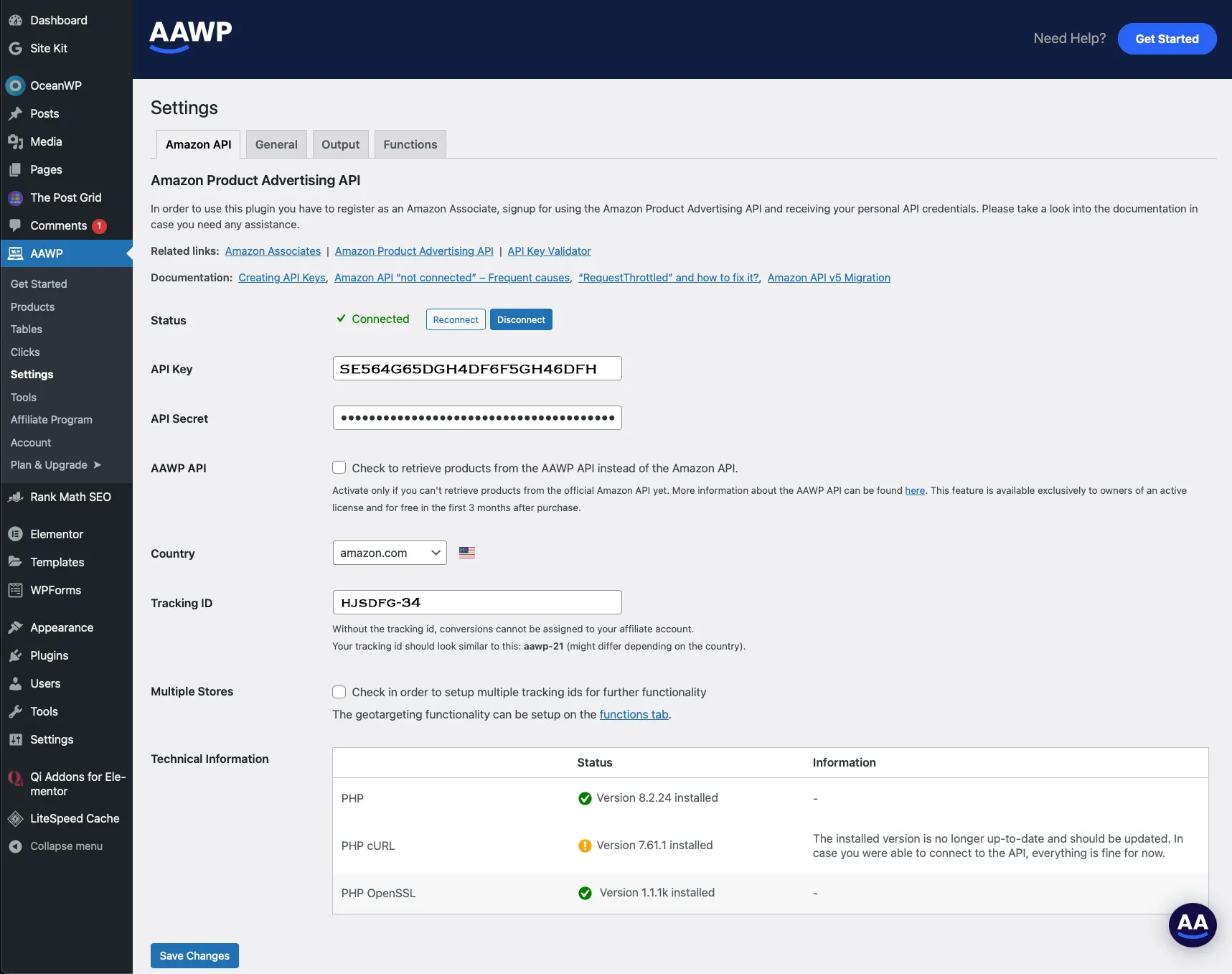 AAWP WordPress plugin