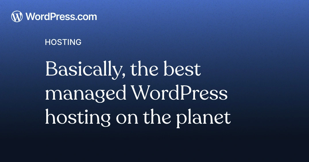 fastest wordpress hosting