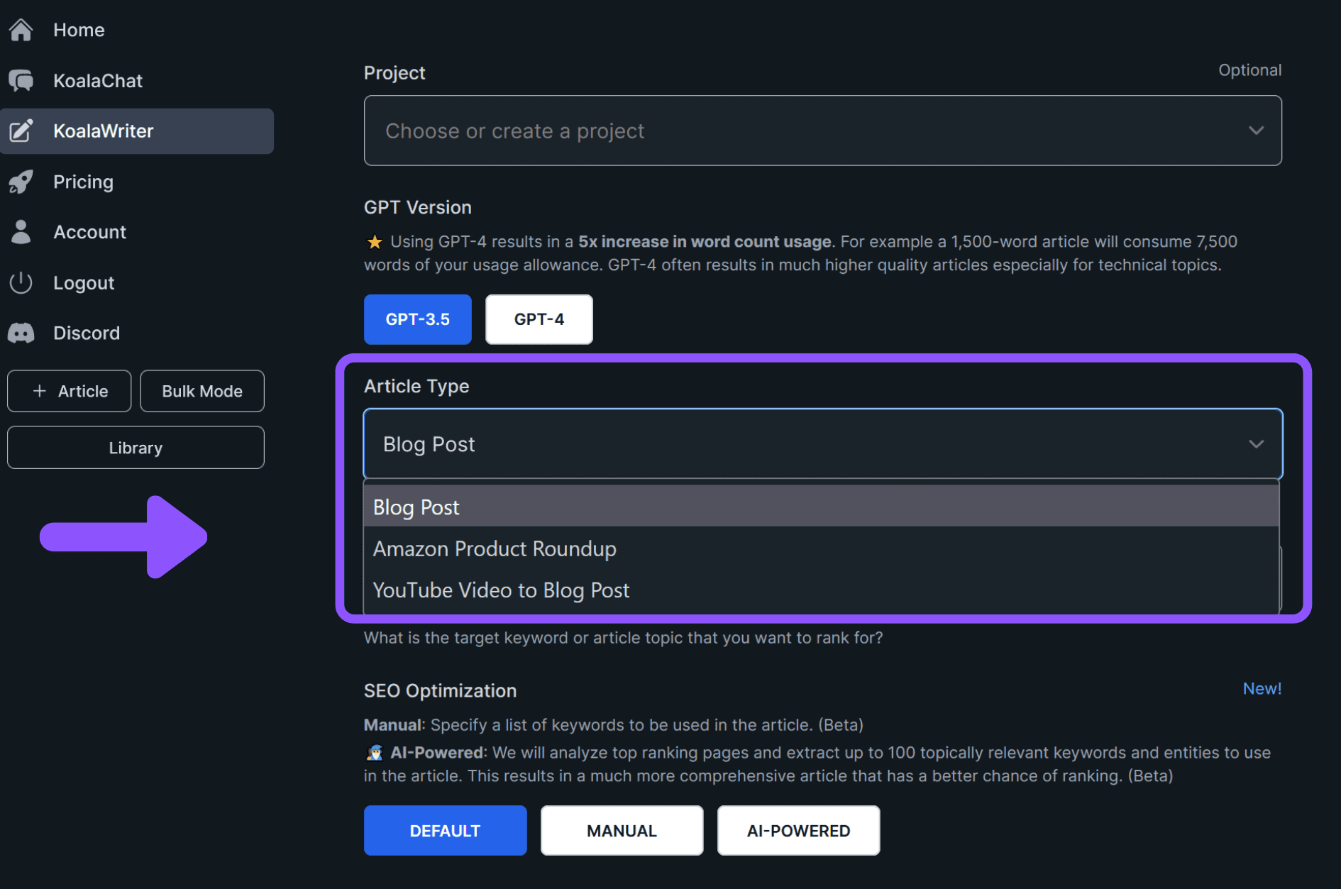 koala ai writer review